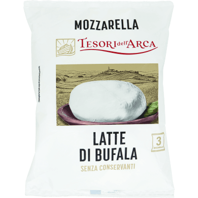 TESORI DELL'ARCA Mozzarella Latte di Bufala 3 x 100 g