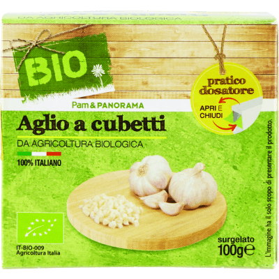 BIO Aglio a cubetti surgelato 100 g