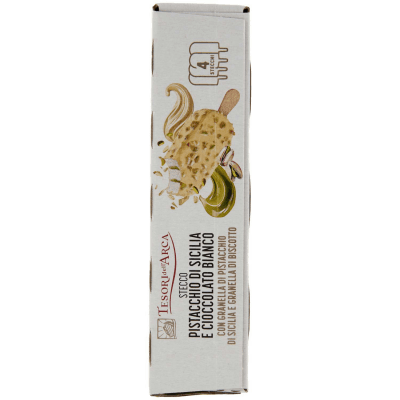 TESORI DELL'ARCA Stecco Pistacchio di Sicilia e Cioccolato Bianco 4 x 65 g – immagine 12