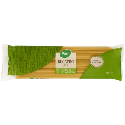 PAM Bucatini N° 9 Pasta di Semola di Grano Duro 500 g – immagine 9