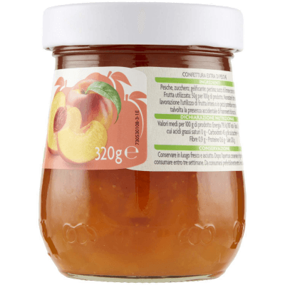 PAM Qualità per te Confettura Extra di pesche 320 g – immagine 12