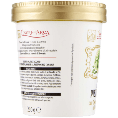 TESORI DELL'ARCA Gelato Pistacchio con Crema al Pistacchio 230 g – immagine 10