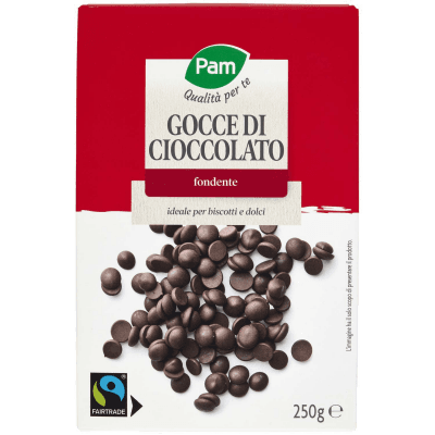 PAM Qualità per te Gocce di Cioccolato fondente 250 g – immagine 9