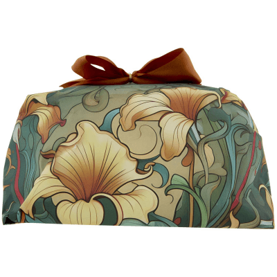 TESORI DELL'ARCA Panettone con Gocce Fondenti e Crema al Caramello Salato 1000 g – immagine 11