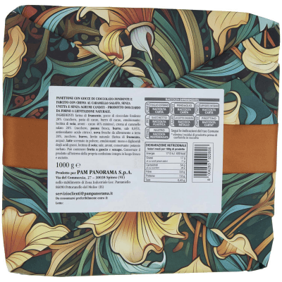 TESORI DELL'ARCA Panettone con Gocce Fondenti e Crema al Caramello Salato 1000 g – immagine 14