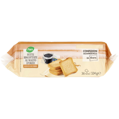 PAM Fette Biscottate al Malto d'Orzo 324 g – immagine 13