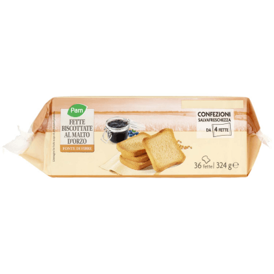 PAM Fette Biscottate al Malto d'Orzo 324 g – immagine 14