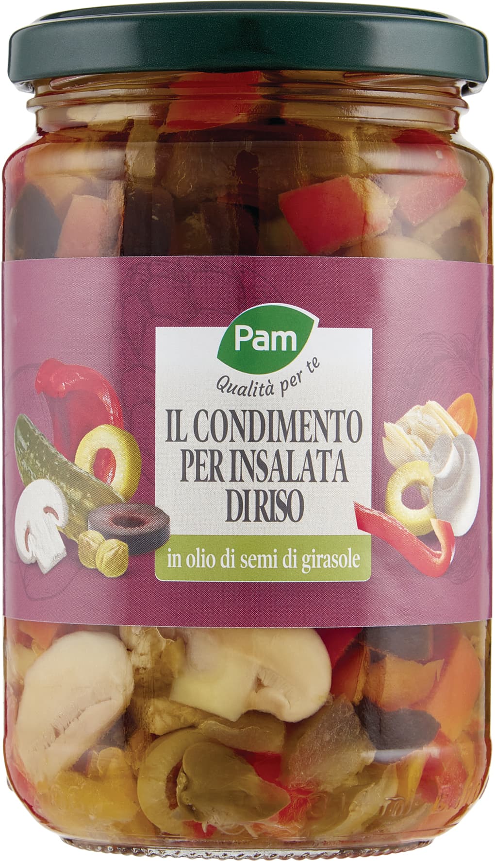 PAM Qualità per te il Condimento per Insalata di Riso in olio di semi di girasole 280 g – immagine 1