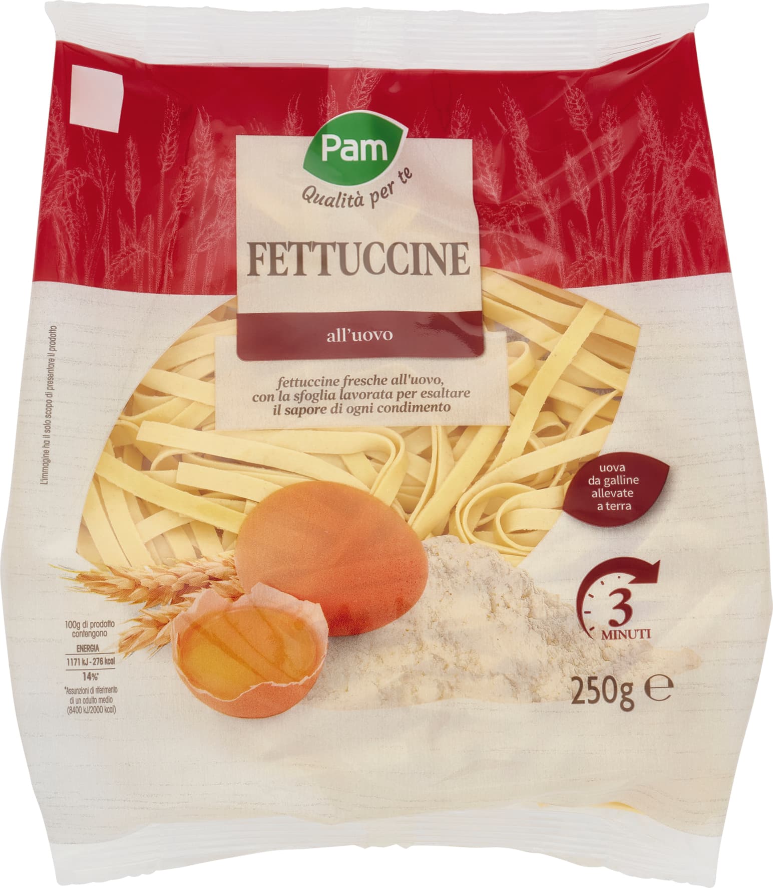 PAM Qualità per te Fettuccine fresche all'uovo 250g – immagine 1