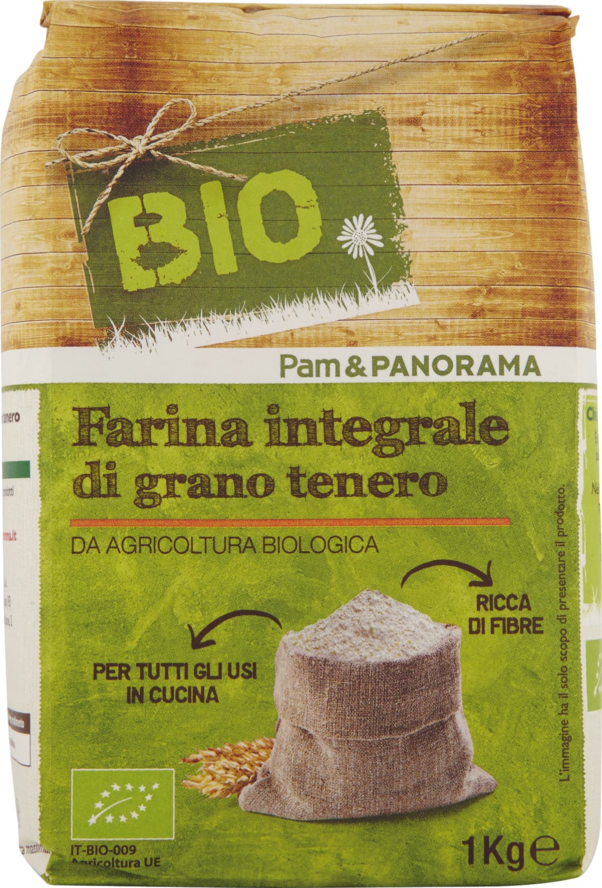 BIO Farina integrale di grano tenero 1 kg – immagine 1