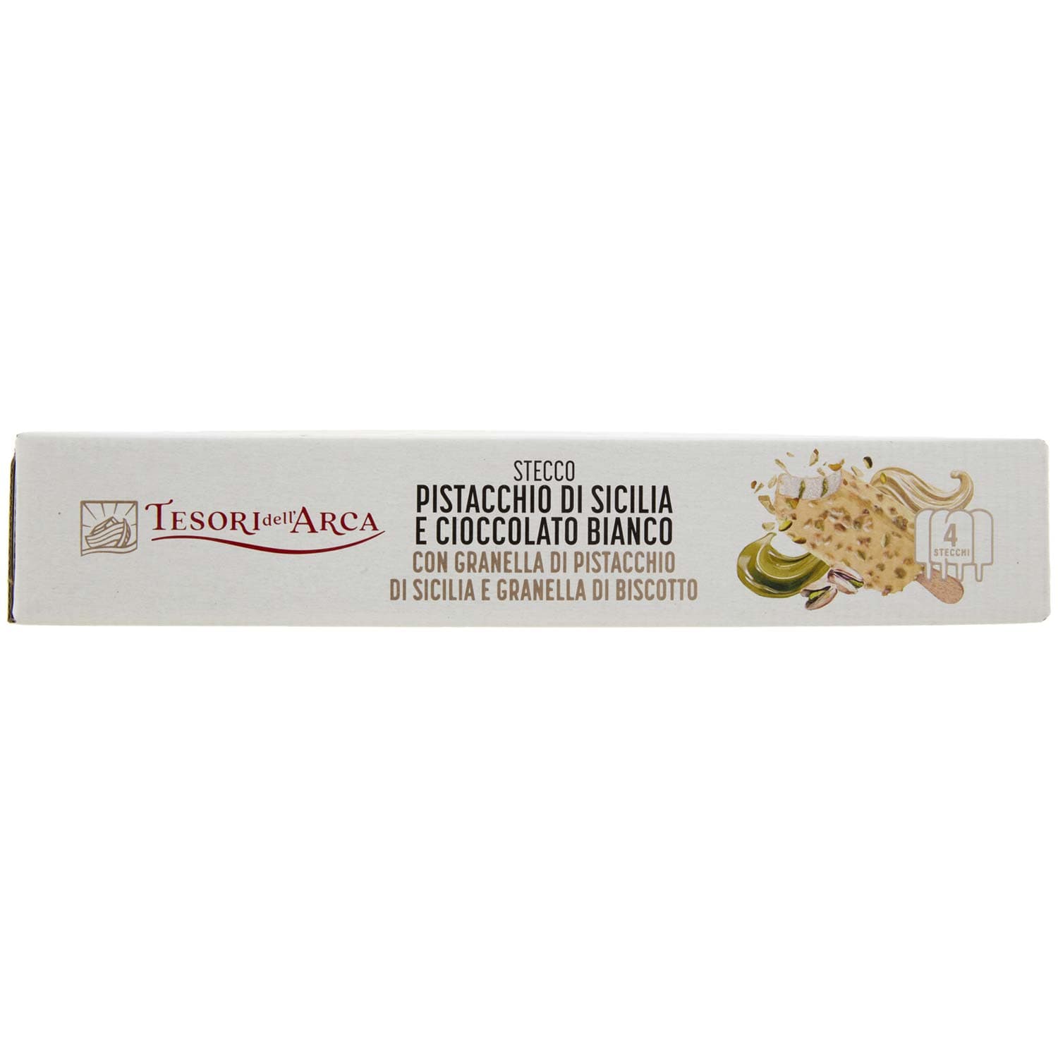 TESORI DELL'ARCA Stecco Pistacchio di Sicilia e Cioccolato Bianco 4 x 65 g – immagine 6