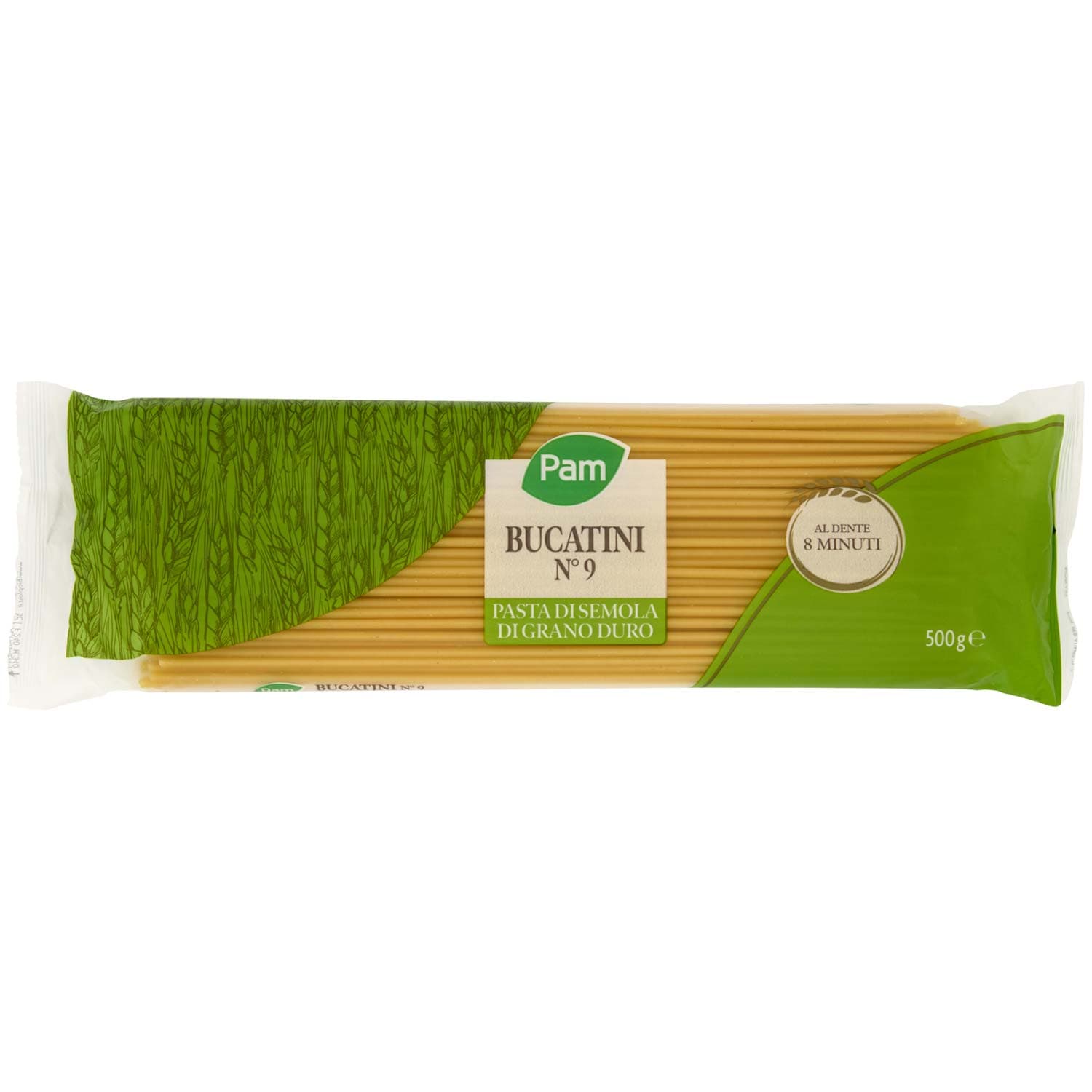PAM Bucatini N° 9 Pasta di Semola di Grano Duro 500 g – immagine 2