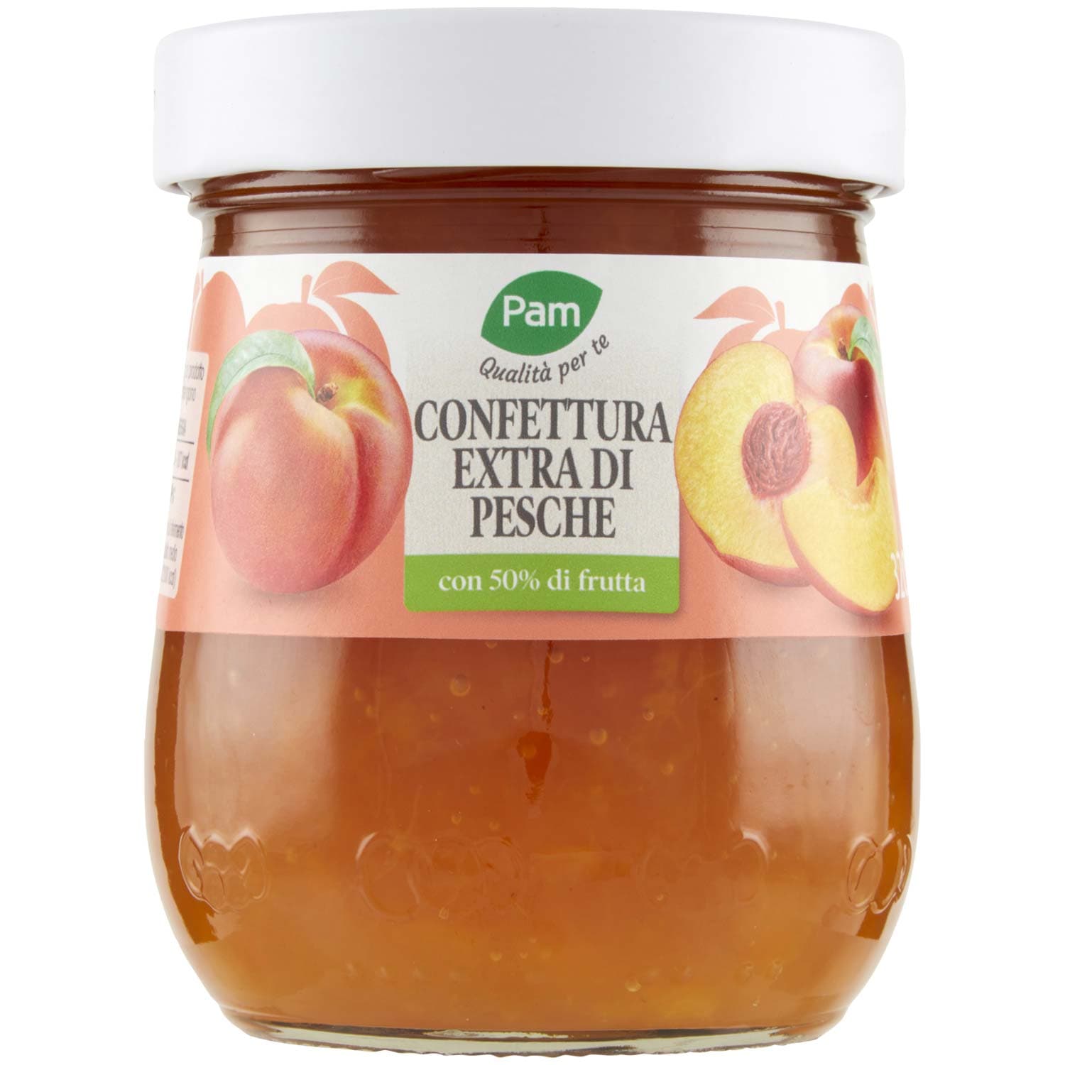 PAM Qualità per te Confettura Extra di pesche 320 g – immagine 2