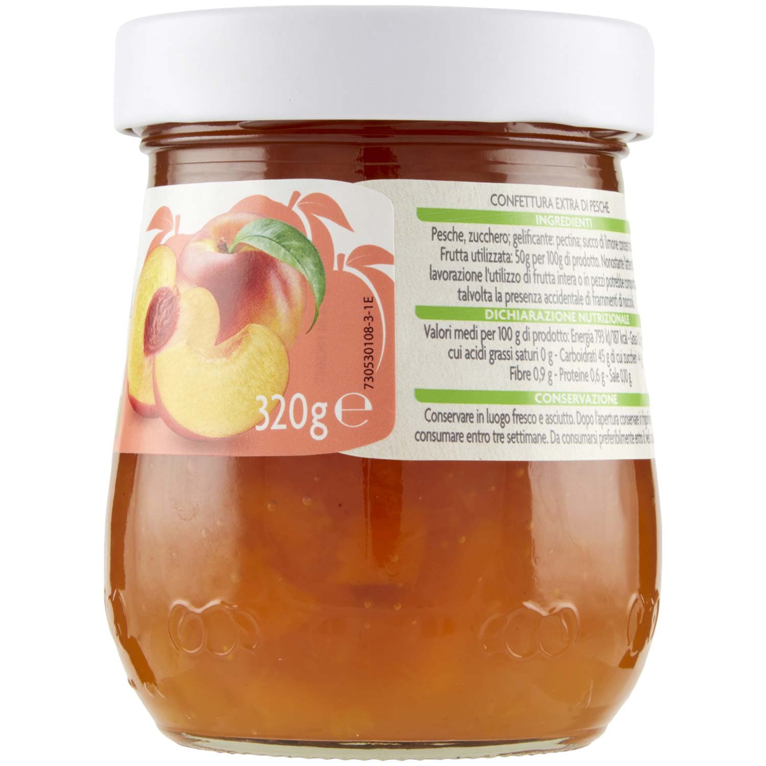 PAM Qualità per te Confettura Extra di pesche 320 g – immagine 5