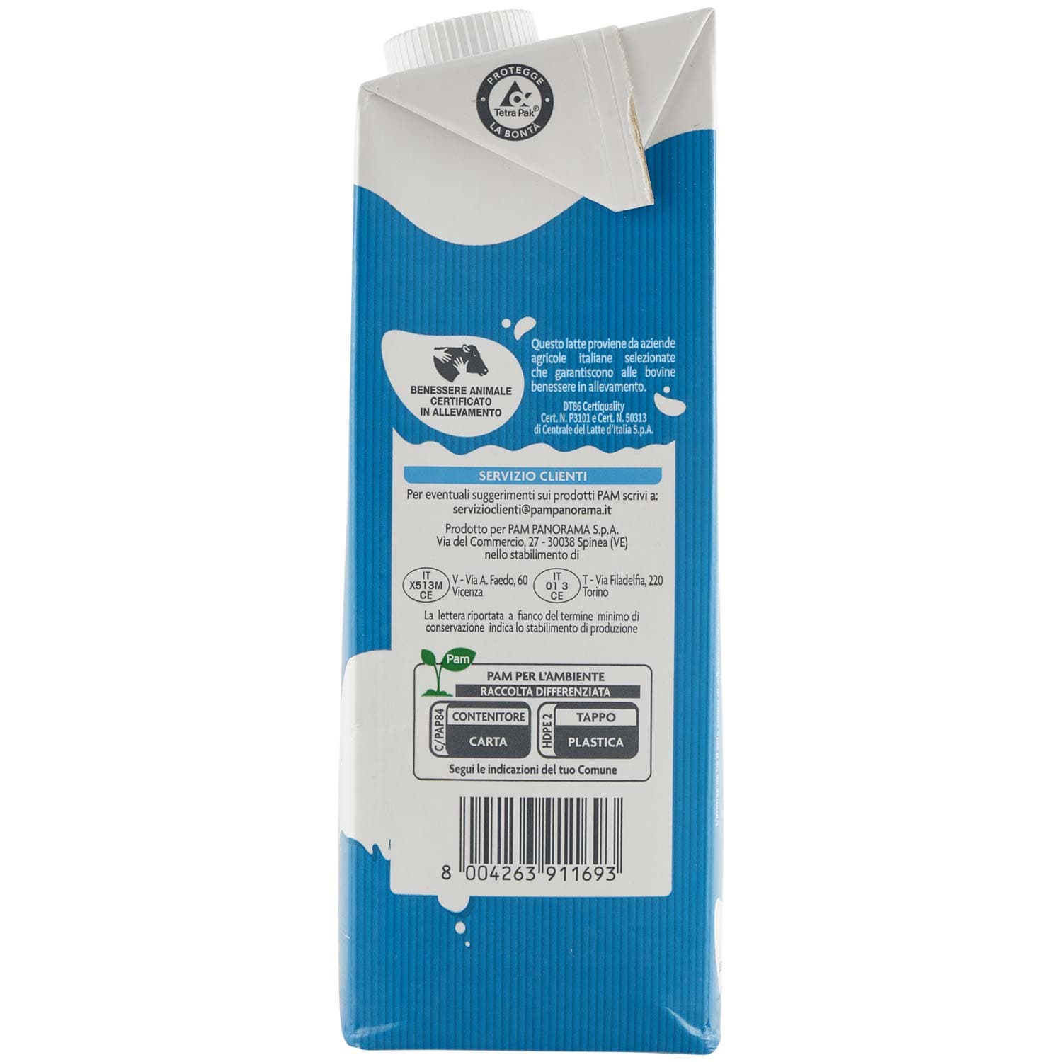 PAM Qualità per te Latte UHT parzialmente scremato 1 L – immagine 5