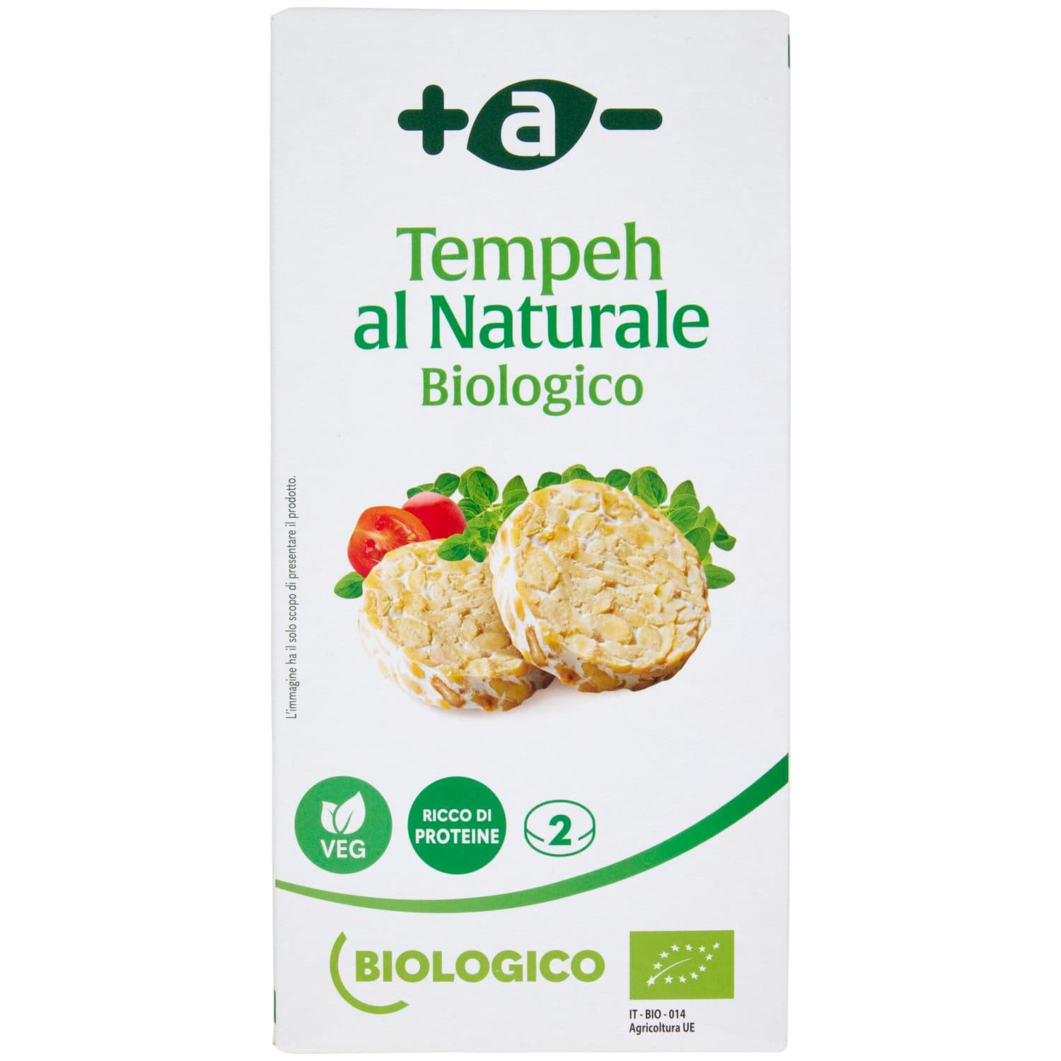 +a- Tempeh al Naturale Biologico 2 x 125 g – immagine 3