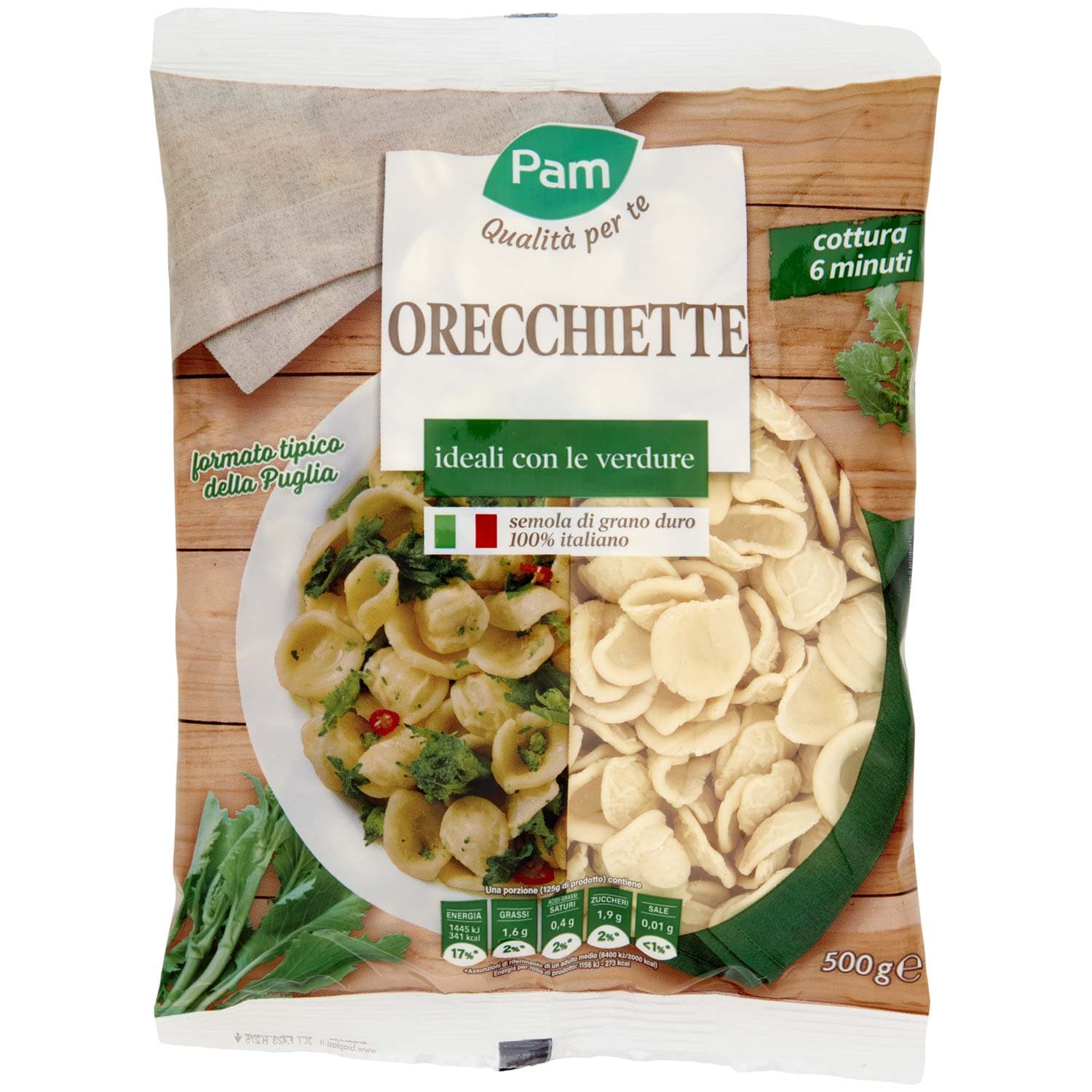PAM Qualità per te Orecchiette ideali con le verdure 500 g – immagine 2