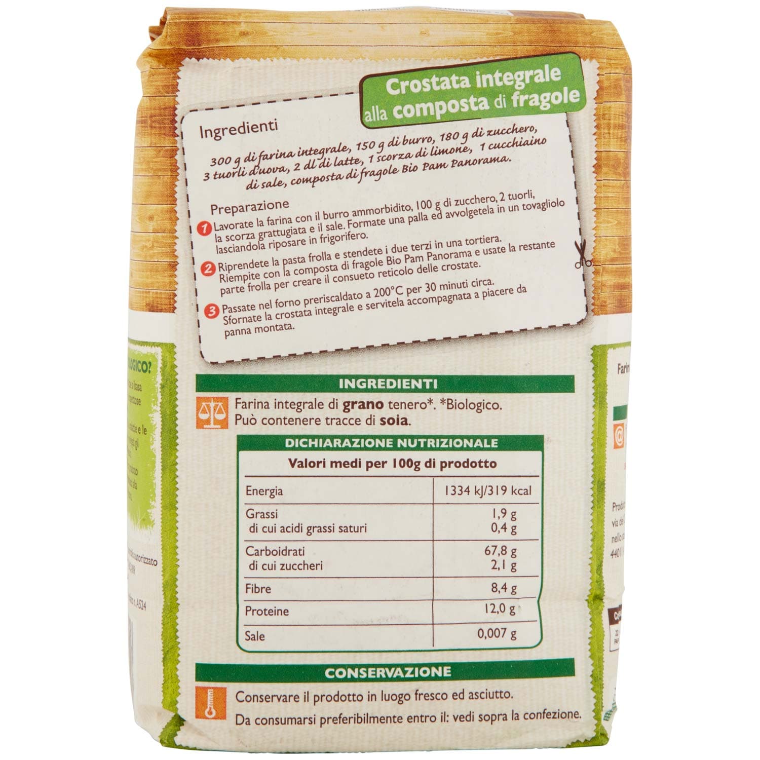 BIO Farina integrale di grano tenero 1 kg – immagine 4