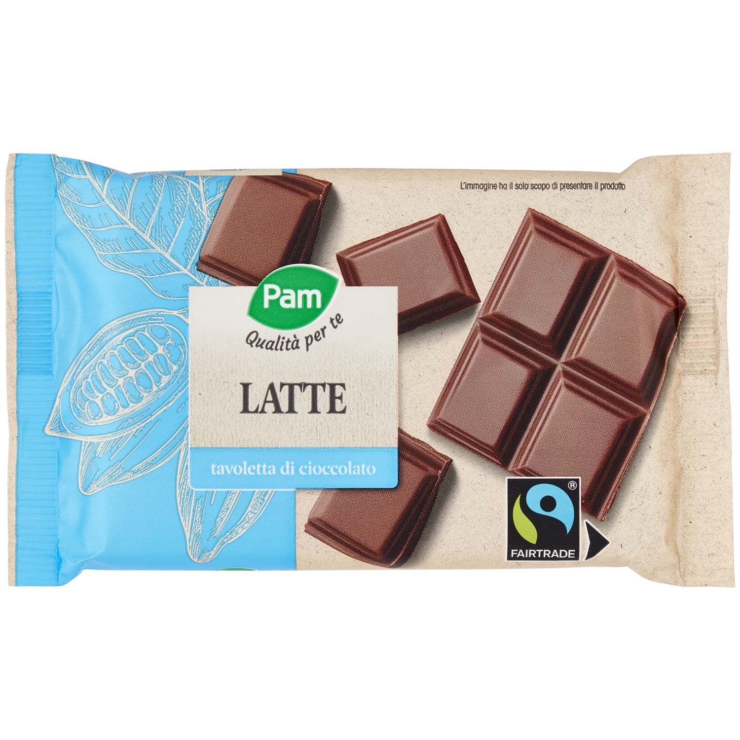 PAM Qualità per te Latte tavoletta di cioccolato 100 g – immagine 2