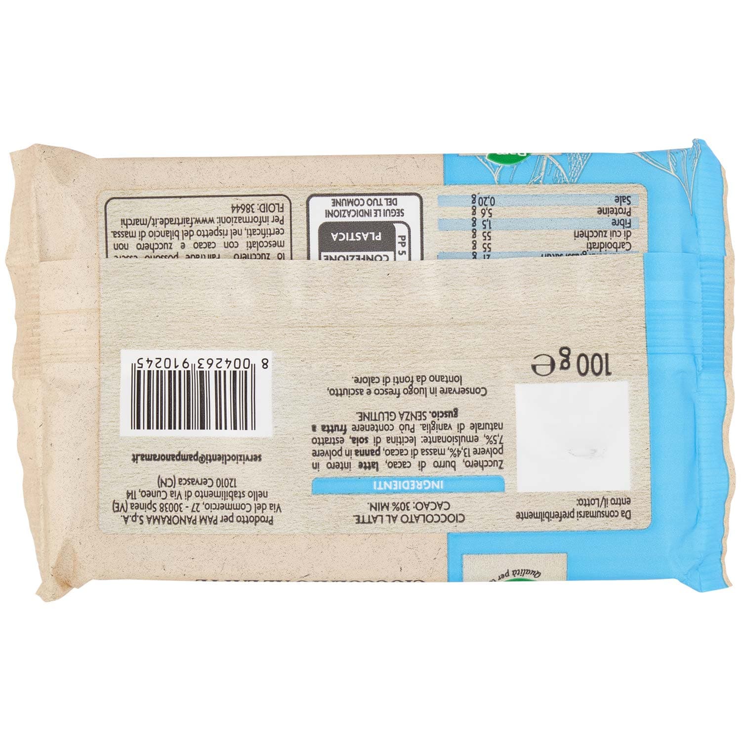 PAM Qualità per te Latte tavoletta di cioccolato 100 g – immagine 4