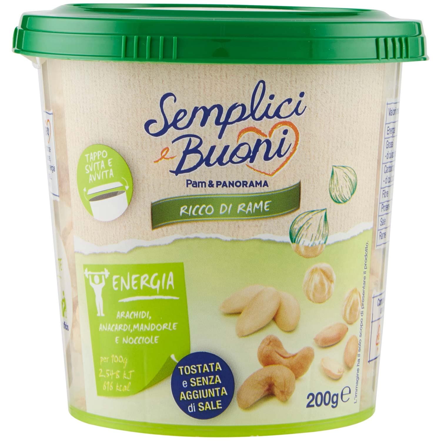 SEMPLICI E BUONI Ricco di Rame Energia 200 g – immagine 2